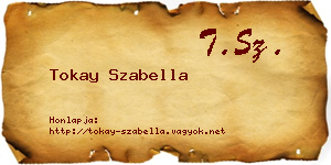 Tokay Szabella névjegykártya